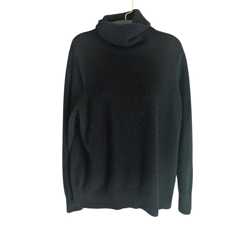 Lands' End Turtleneck Sweater Womens L Quiet Luxury Minimalist Preppy Classic